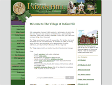Tablet Screenshot of ci.indian-hill.oh.us